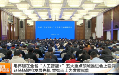 毛偉明在全省“人工智能+”五大重點(diǎn)領(lǐng)域...